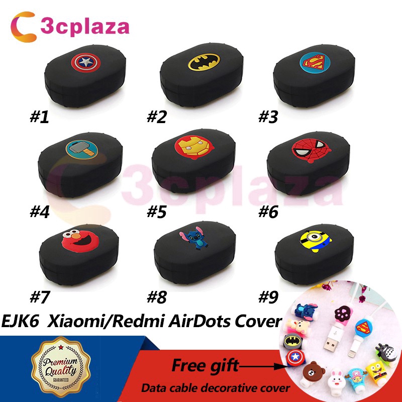 3C EJK06 redmi AirDots/ xiaomi AirDots/ redmi AirDots 2 case earphone cover AirDots Youth Edition Wireless Headset AirDots case