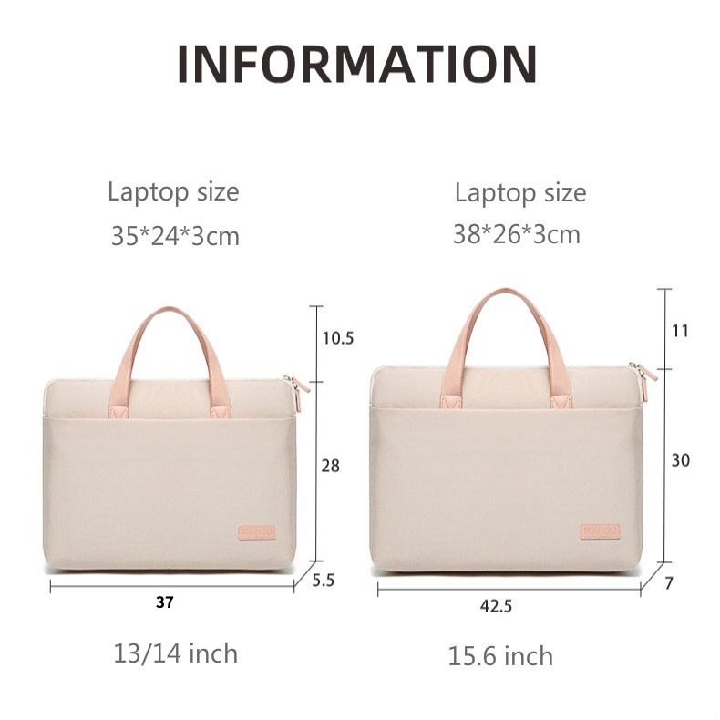 Túi đựng laptop MINGKE 13 14 15.6 inch chống sốc chống thấm nước dành cho nữ