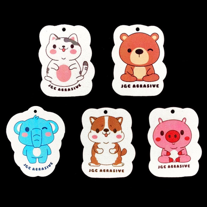 Miếng Bọt Biển In Hình Họa Tiết Dễ Thương ( Có Sẵn Dây Treo )