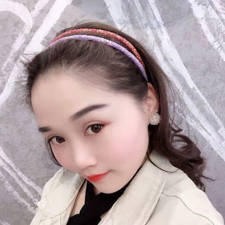 Bờm tóc đính hạt nhiều màu lấp lánh