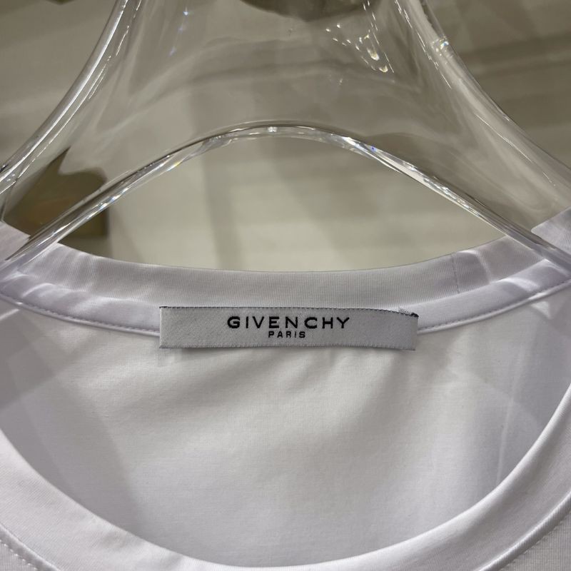 áo thun cotton nam ngắn tay cổ tròn in chữ Givenchy