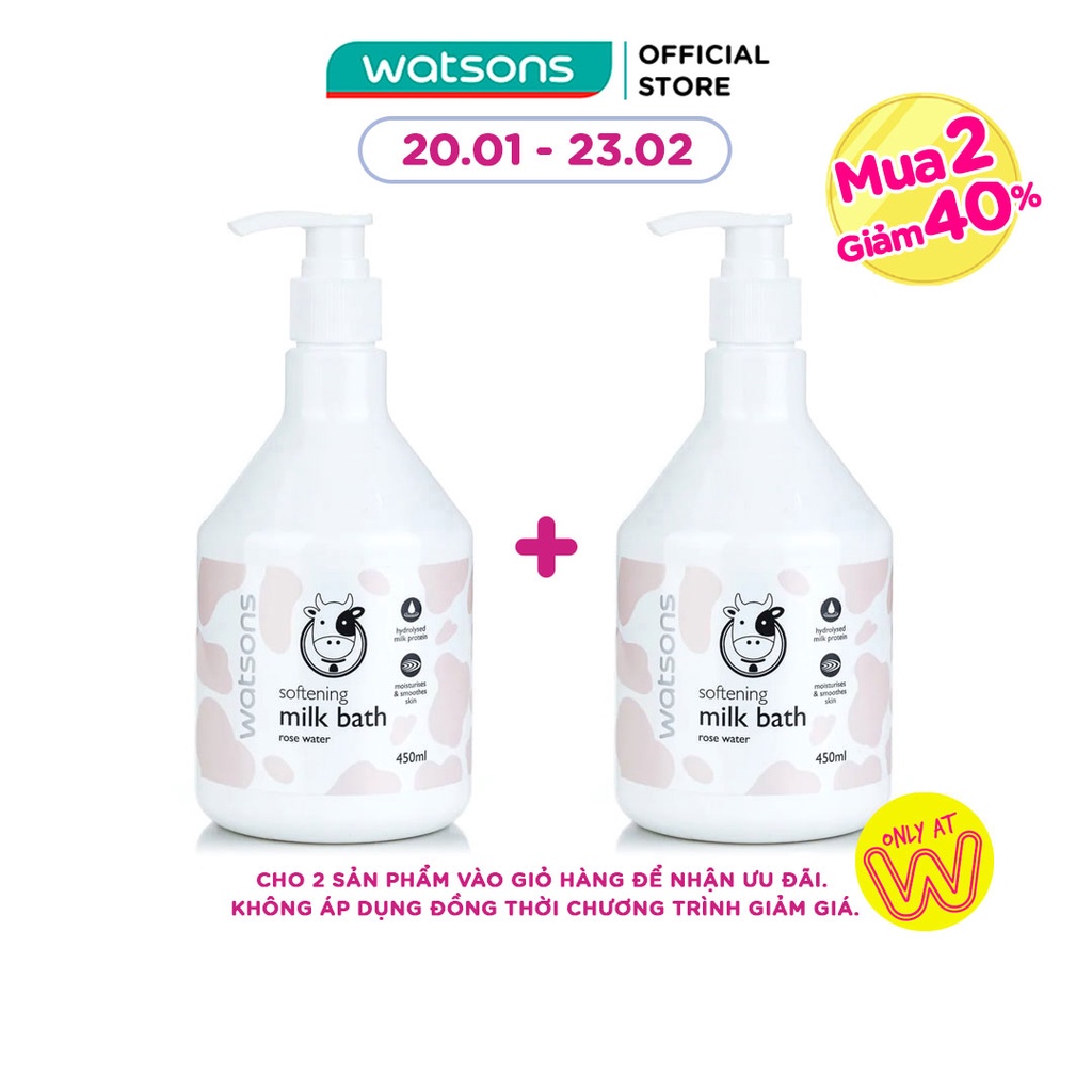 Sữa Tắm Mềm Mịn Da Watsons 450ml