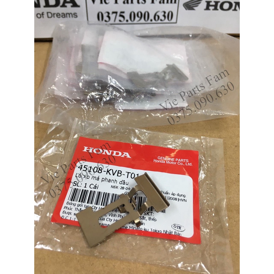 Phe giữ Má Phanh, Má Thắng Trước Air Blade 125/ Vision đời đầu/ Vision 2015-2019/Vision 2021/ Lead 125 Hàng Zin Honda