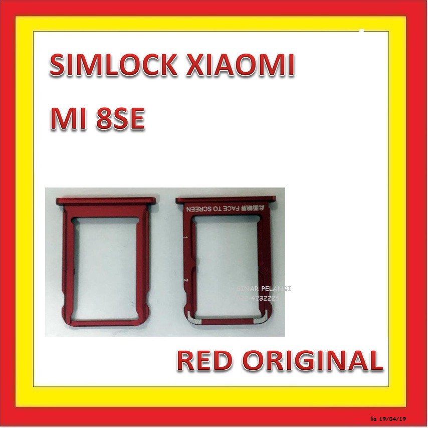 Simlock Simtray Xiaomi Mi 8 Se 5.88 Inch Xiaomi Mi 7 Red Ori 909214