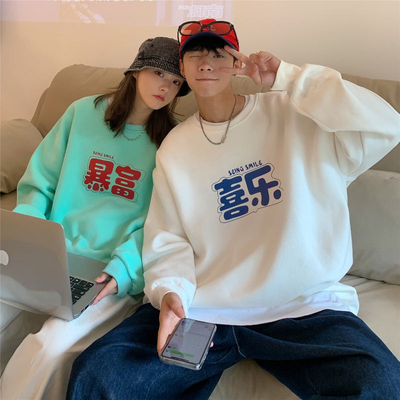 Áo thun IFNICEFUTURE dáng rộng cổ tròn in họa tiết cá tính cho nam