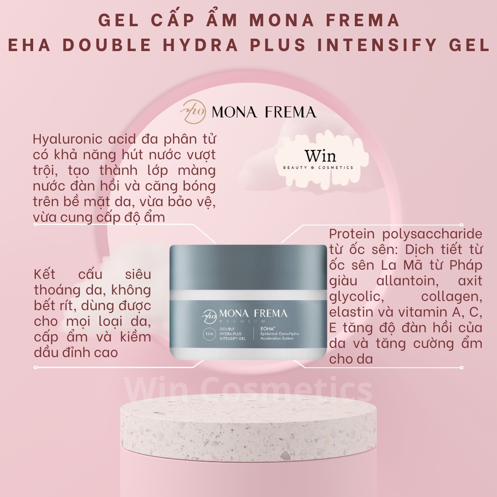 Gel cấp ẩm Mona Frema Eha Double Hydra Plus Intensify Gel