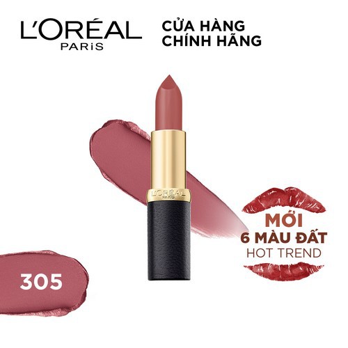 Son mịn lì cao cấp L'Oreal Paris Color Riche Matte 3.7g (son lì nhiều màu) | BigBuy360 - bigbuy360.vn