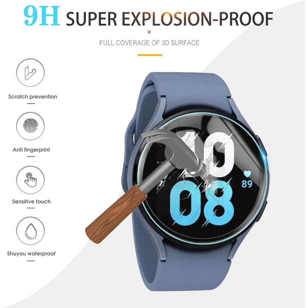 Bộ Kính Cường Lực Bảo Vệ Màn Hình Đồng Hồ Thông Minh Samsung Galaxy Watch 5 40mm Watch5 44mm