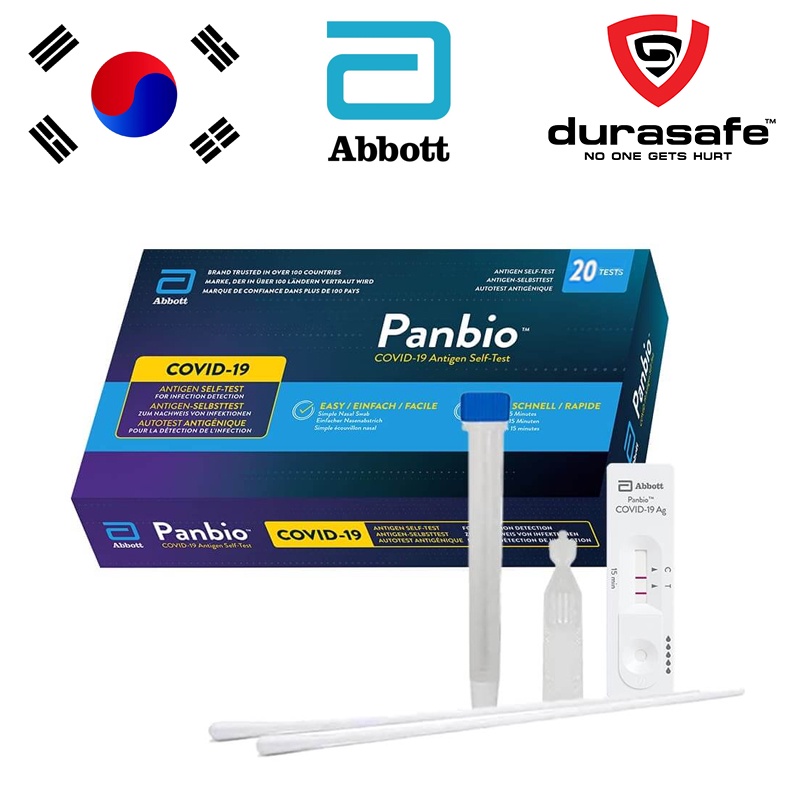 Test nhanh covid abbott Panbio™ Covid-19 Ag Rapid Test Device (Nasal) test mũi - nước bọt tại nhà cho kết quả chính xác