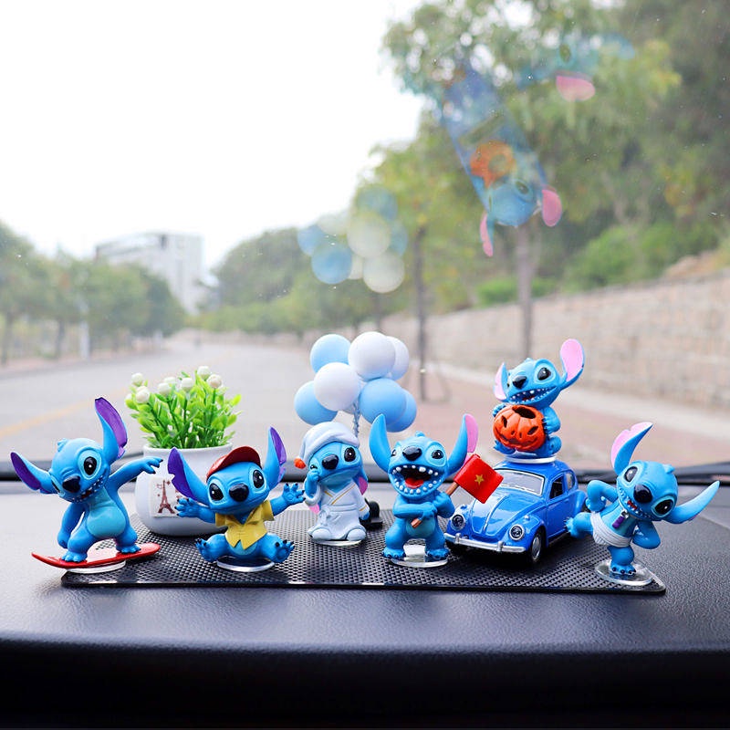 Đồ Chơi Trang Trí Xe Hơi Hình Stitch Dễ Thương