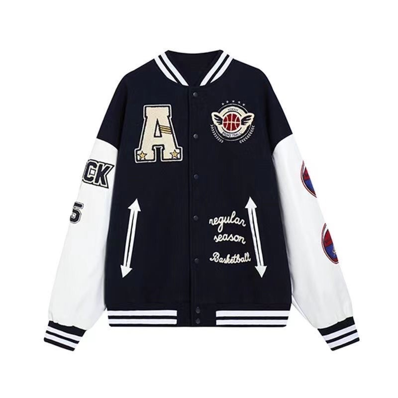 Áo BomBer màu đen tay da lót phao chần siêu xịn