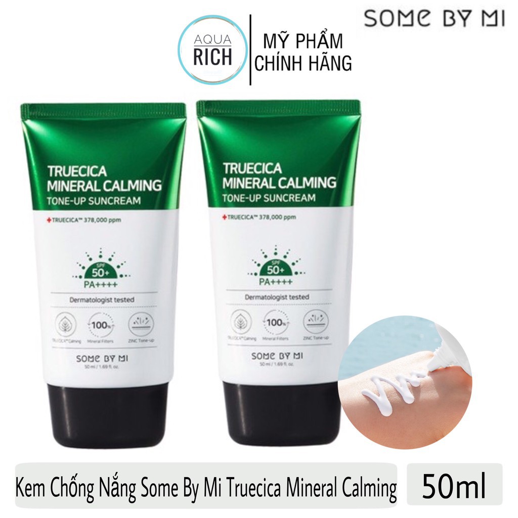 Kem Chống Nắng Some By Mi Truecica Mineral Calming Tone Up Suncream SPF50+/PA