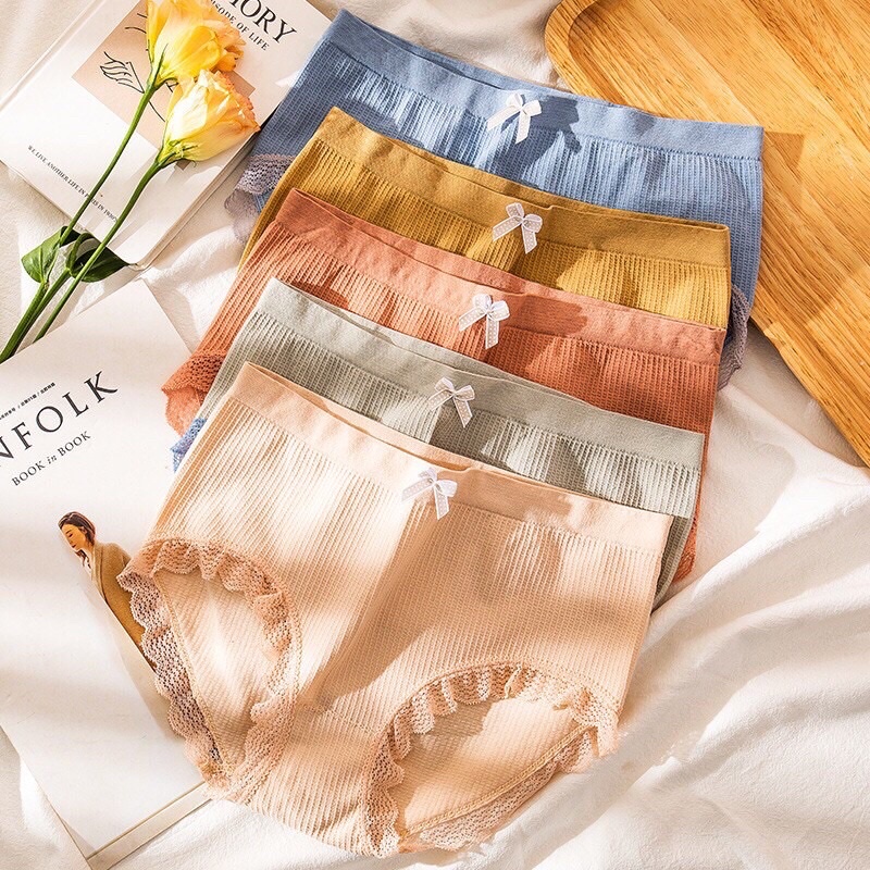 COMBO 10 QUẦN COTTON ĐÍNH NƠ 3312