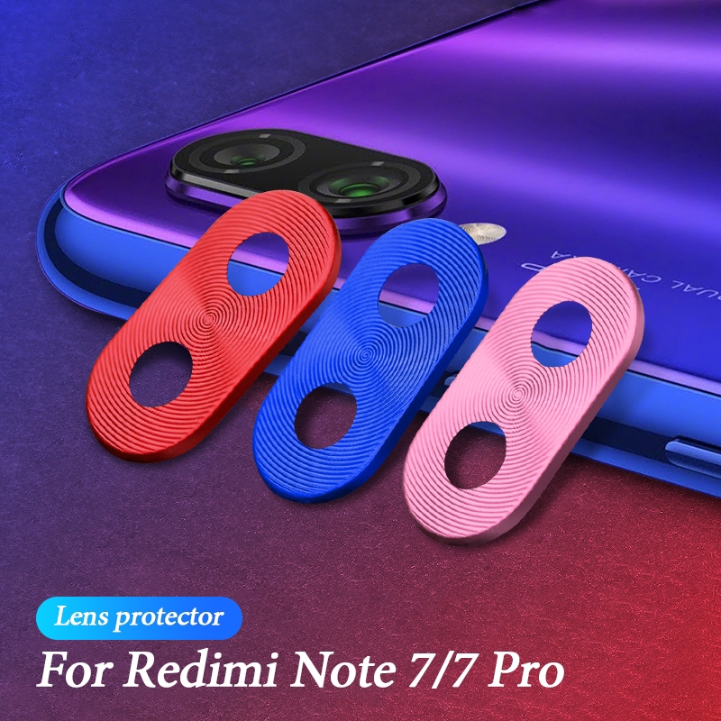 Ốp kim loại bảo vệ ống kính camera sau điện thoại Xiaomi Mi9 SE Redmi7 Note 7 K20 Pro