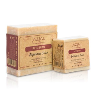 Xà phòng cám gạo tẩy tế bào chết Azial Rice Bran Exfoliating Soap 130g, 100% thiên nhiên phù hợp với mọi loại da