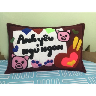 Gối handmade tặng người thương