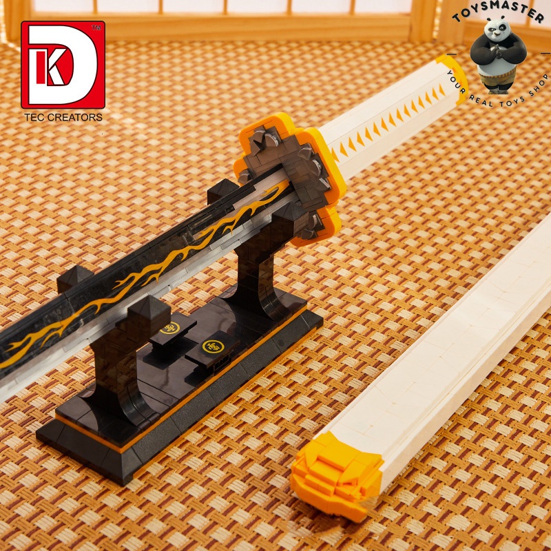 Đồ Chơi Lắp Ráp Kiểu Lego Mô Hình Kiếm Nhật Luân Của Zenitsu Agatsuma Hơi Thở Sấm Sét ModelDK1506 Với 956 Mảnh Ghép