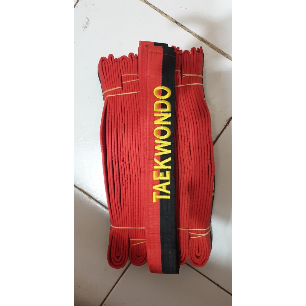 Đai Màu Thêu Taekwondo