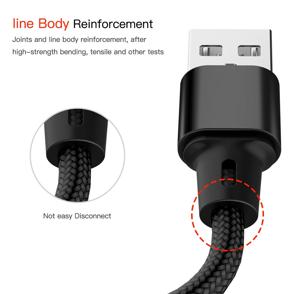 Dây cáp sạc nhanh 3 trong 1 thích hợp cho Iphone 7 8 X Xs 11 Huawei P20 P30