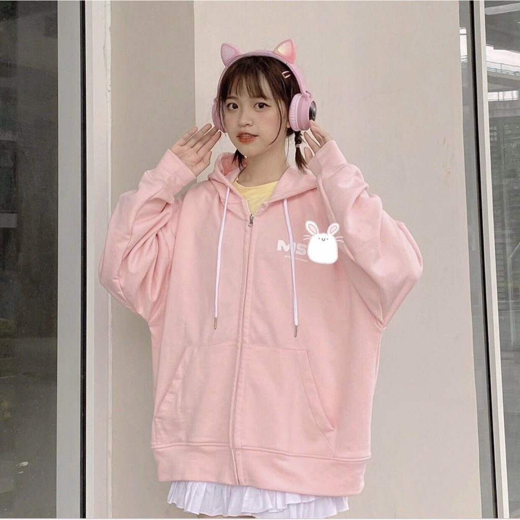 Áo khoác hoodie vải cotton unisex