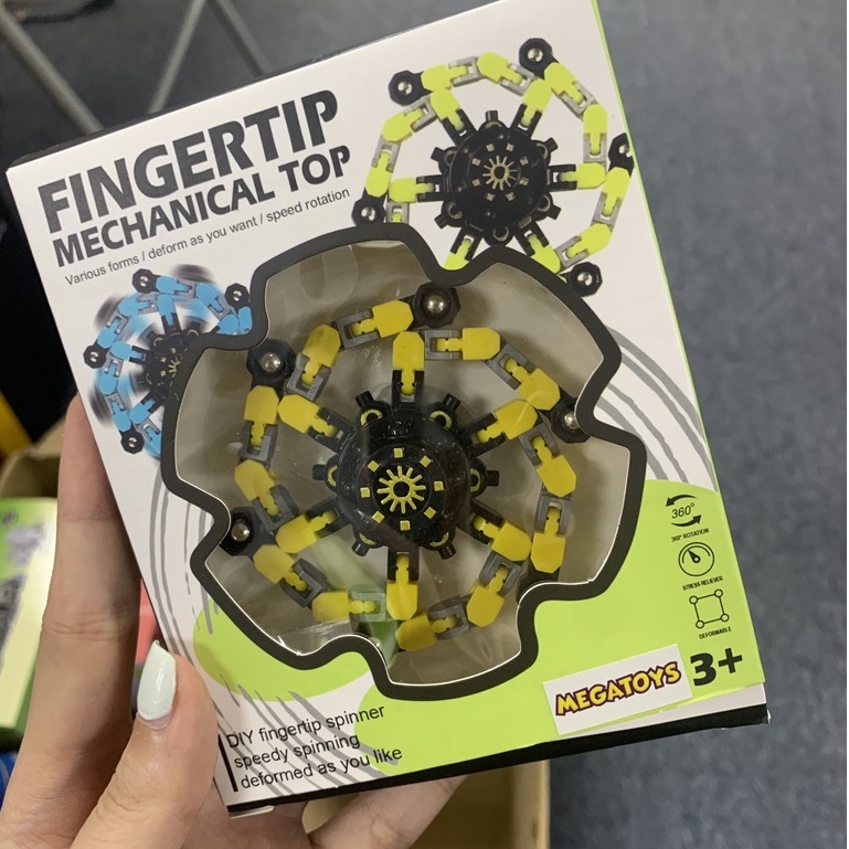 Đồ chơi con quay spinner robot biến hình thông minh 148-1