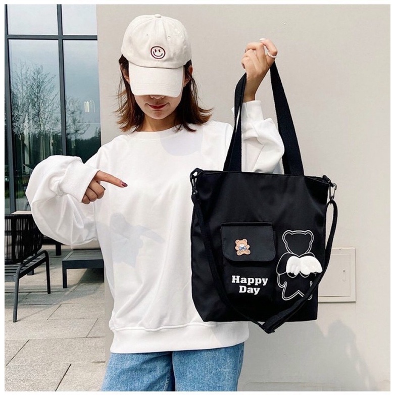 Túi Tote Thời Trâng Đeo Vai Và Đeo Chéo Mẫu Mới - Gấu Cánh