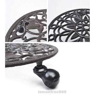 Lock Wheel Cast Iron Moving Rolling Modern Low Noise Plant Stand