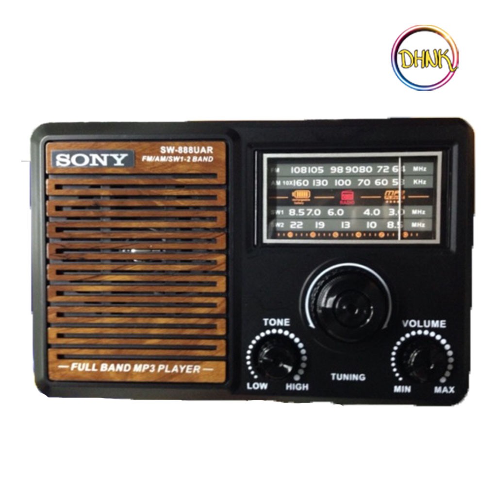 Đài radio Sony SW-888 và 999 BH 6 tháng đổi mới