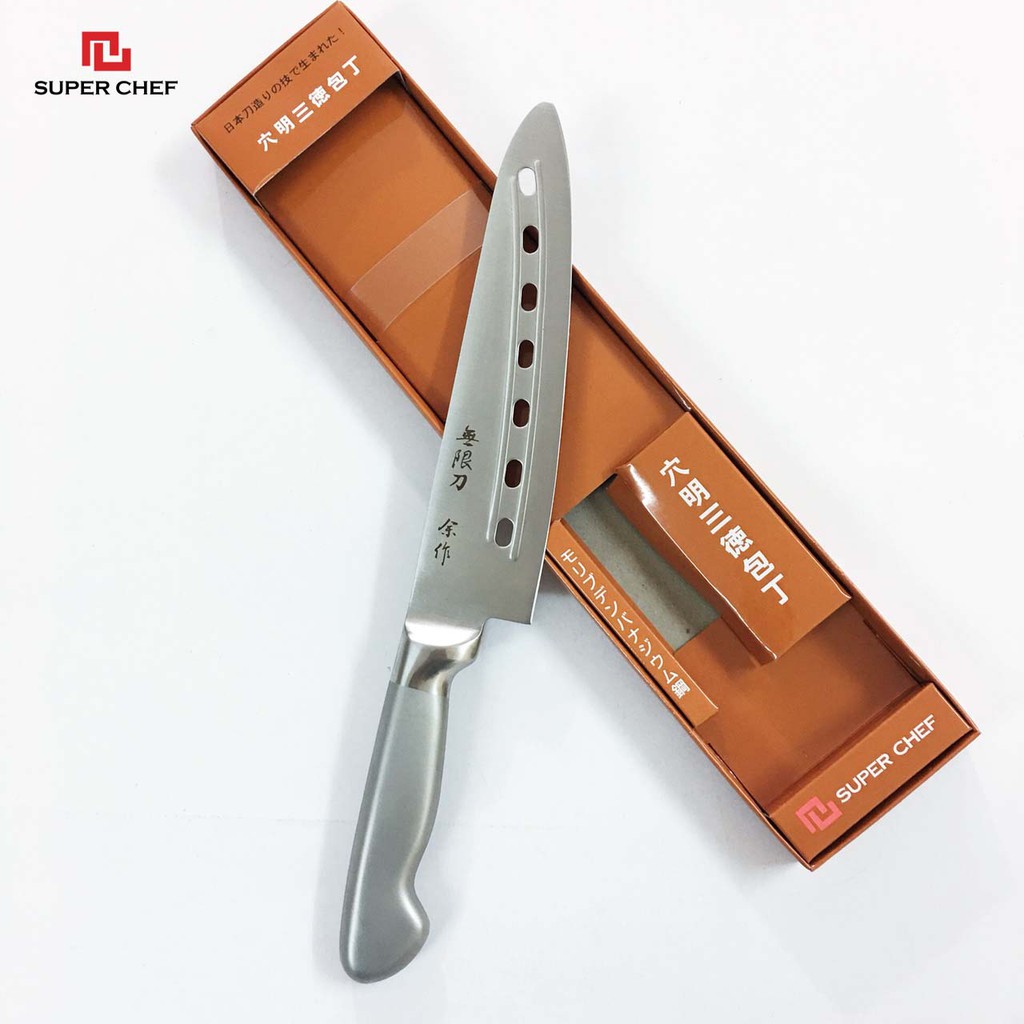 Dao Bếp Dài Gyuto Super Chef Cán Rỗng Siêu Sắc Bén, Bền Bỉ DAO I