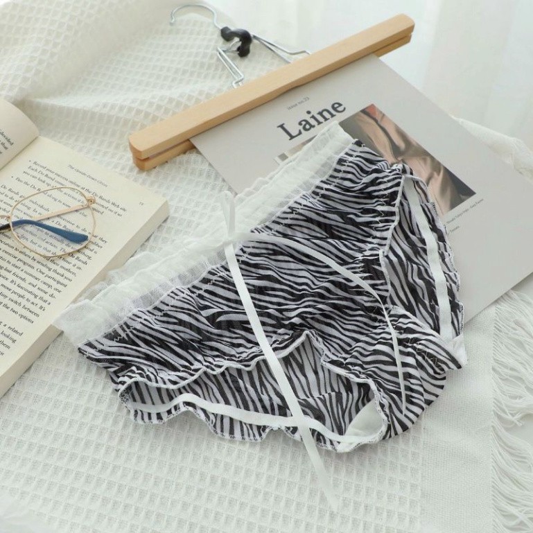 Quần Lót Ren Lưới hoạ Tiết Hính Báo cao Cấp Mã 3305 chất đẹp phong cách ulzzang