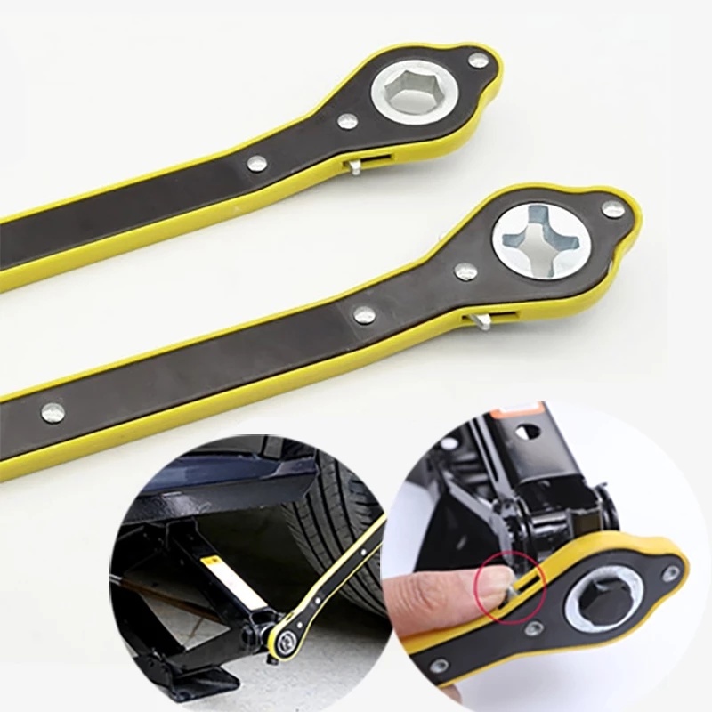 Cờ Lê Nâng/Tháo Bánh Xe Hơi Xoay 360 Độ Tiết Kiệm Sức