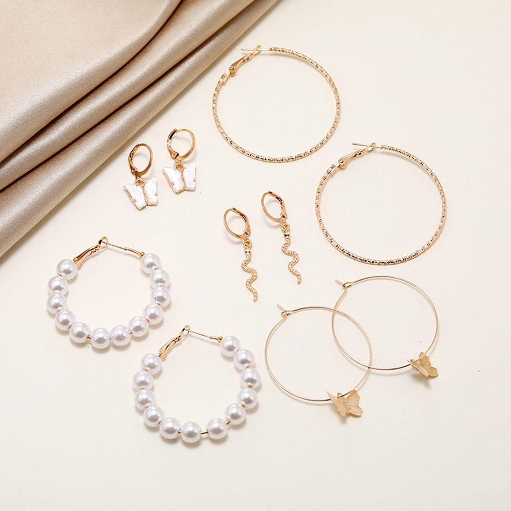 Set Khuyên Tai Dáng Dài Phong Cách Vintage Sáng Tạo Cho Nữ