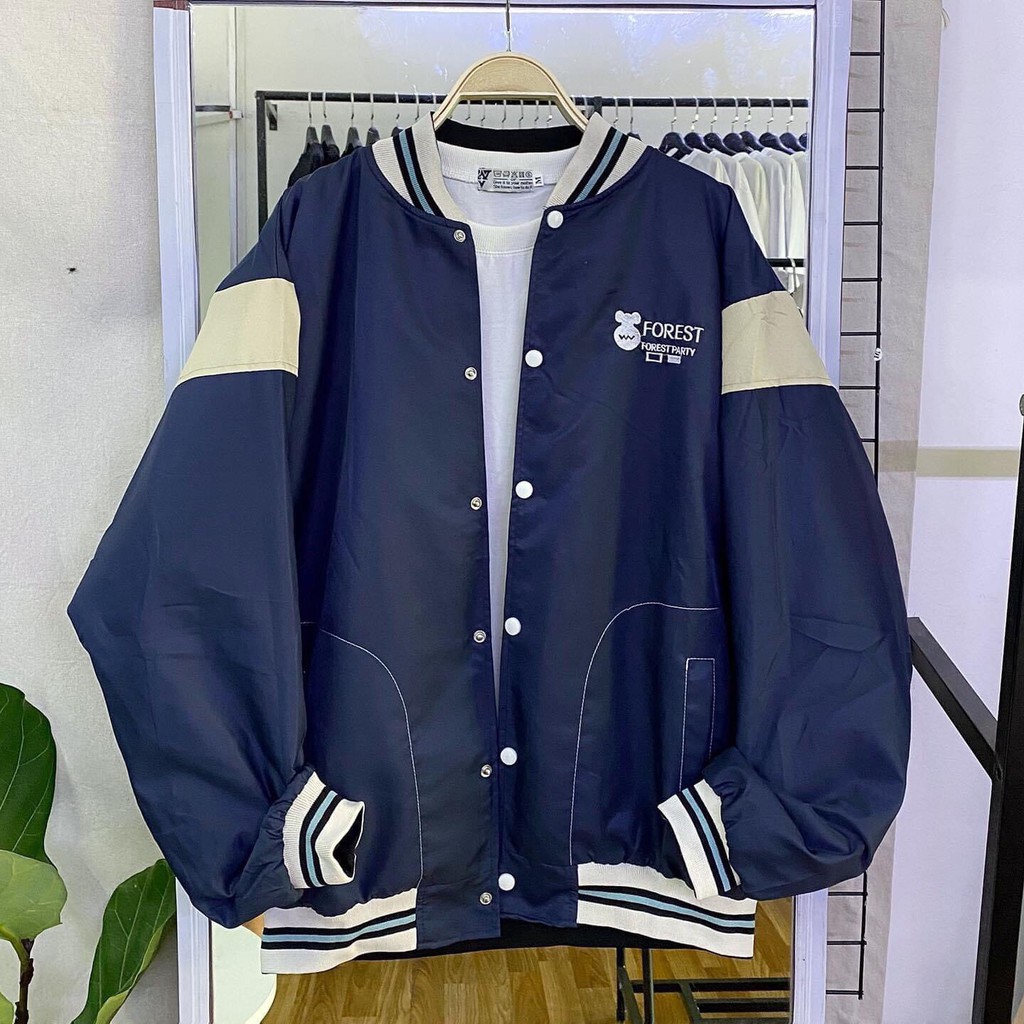 Áo BomBer FOREST Kèm hình thật (form unisex) | BigBuy360 - bigbuy360.vn