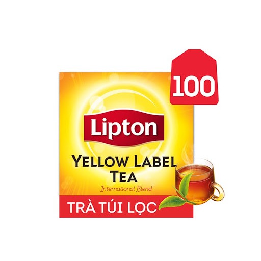 TRÀ Lipton túi lọc Yellow Label Tea hộp 100 gói