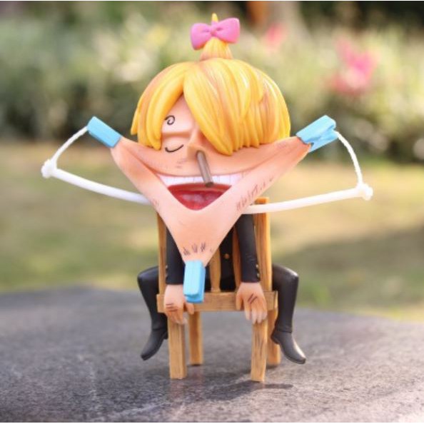 Mô hình One Piece Luffy / Zoro / Sanji Ngủ Gật hài hước, dùng để trang trí bàn làm việc, bàn học tập