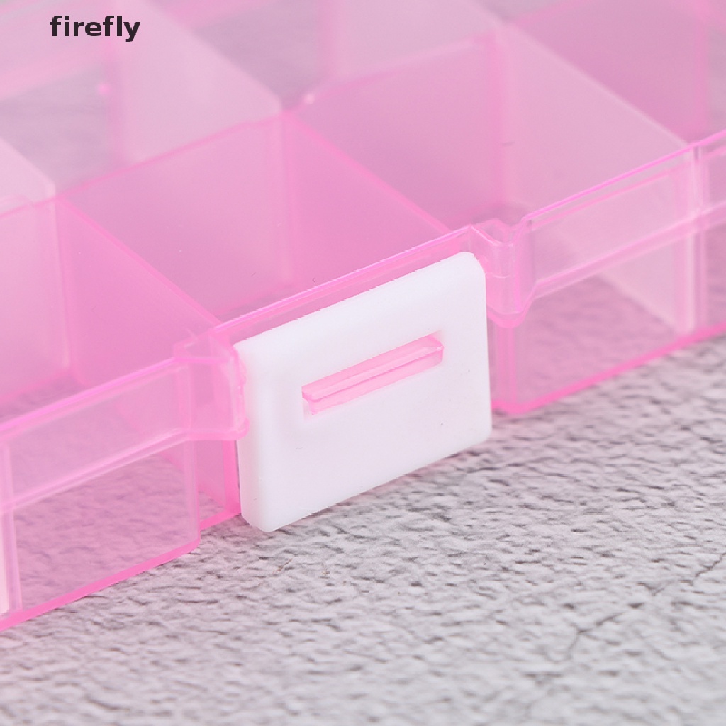 Hộp Nhựa Đựng Trang Sức Với 10 Ngăn Tiện Lợi