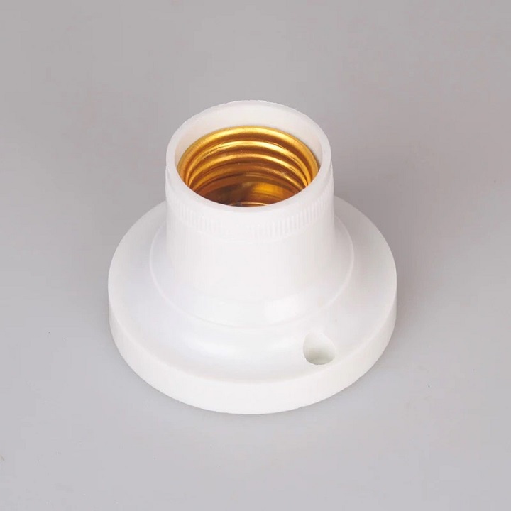 Đui đèn xoay E27, đui treo. đui gắn tường chếch 45 độ, 90 độ Đen, Trắng