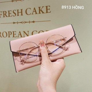 Kính mắt tròn kim loại thời trang nữ 8L913B nhiều màu
