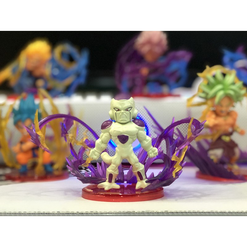 BỘ 9 MÔ HÌNH NHÂN VẬT DRAGONBALL TIA SÉT LUYỆN CHƯỞNG CỰC ẢO CAO 10CM