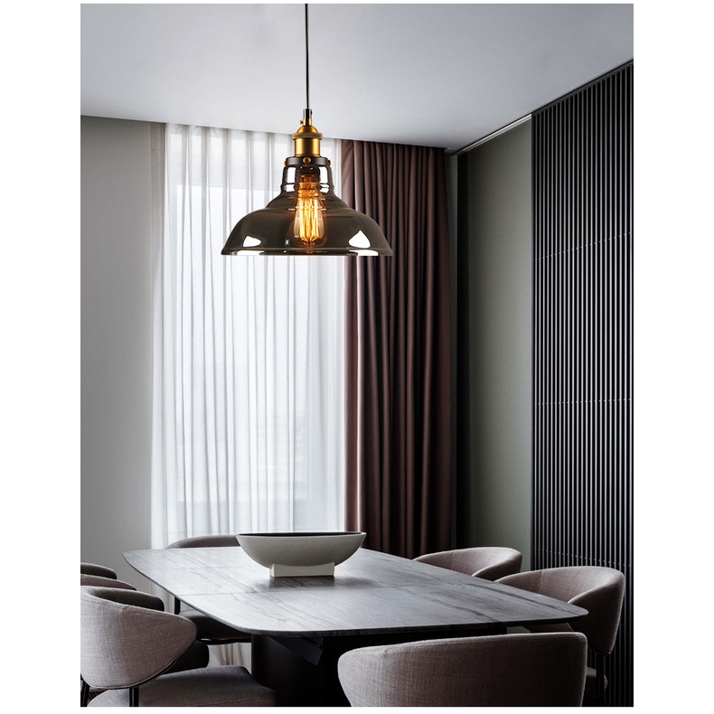 Đèn Thả Decor Chao Hổ Phách DC038