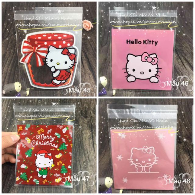 100 cái Bao bì squishy, bao bì bánh kẹo size 10*10cm (p.4)