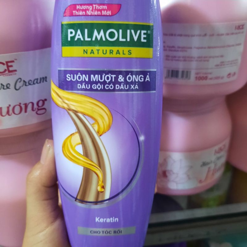 Dầu gội có dầu xả Palmolive suôn mượt óng ả 180ml