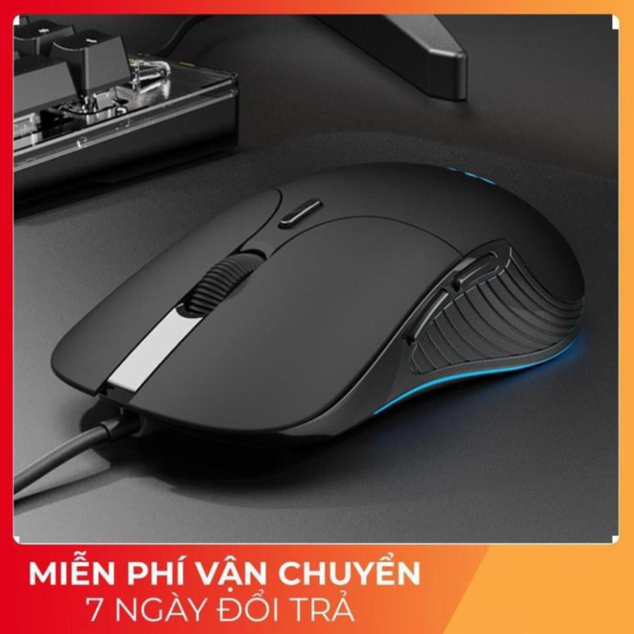 Chuột máy tính có dây chuột gaming Inphic PB1P 4800 DPI 6000 FPS - Im lặng - Có thể lập trình - LED RGB