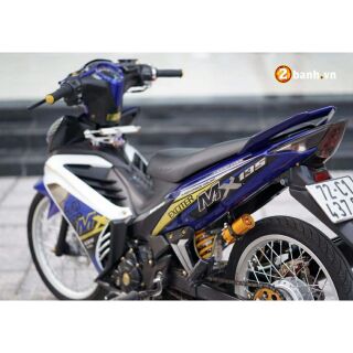 Tem rời Exciter 135 MX trắng xanh