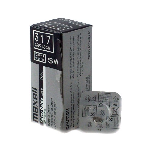 Pin Maxell 317 SR516SW dành cho đồng hồ dùng pin 317/ SR516SW/ V317