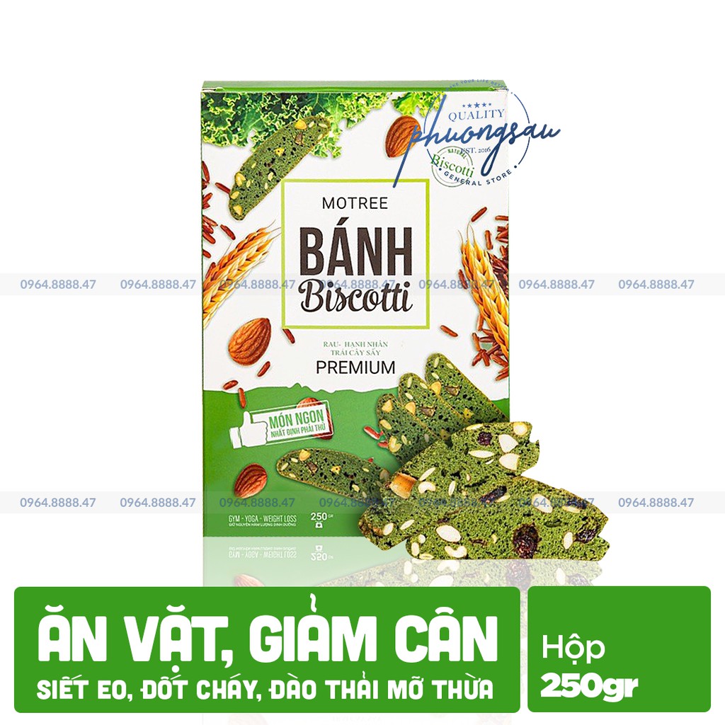 [CHÍNH HÃNG] Bánh Ăn Kiêng Biscotti Motree, Ăn Vặt Giảm Cân, Kiến Tạo Vòng Eo Mơ Ước