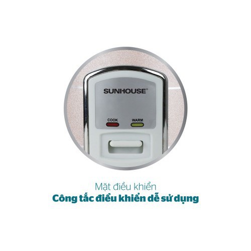 Nồi cơm điện vùng rời 1.2L Sunhouse SHD8105 SUNHOUSE