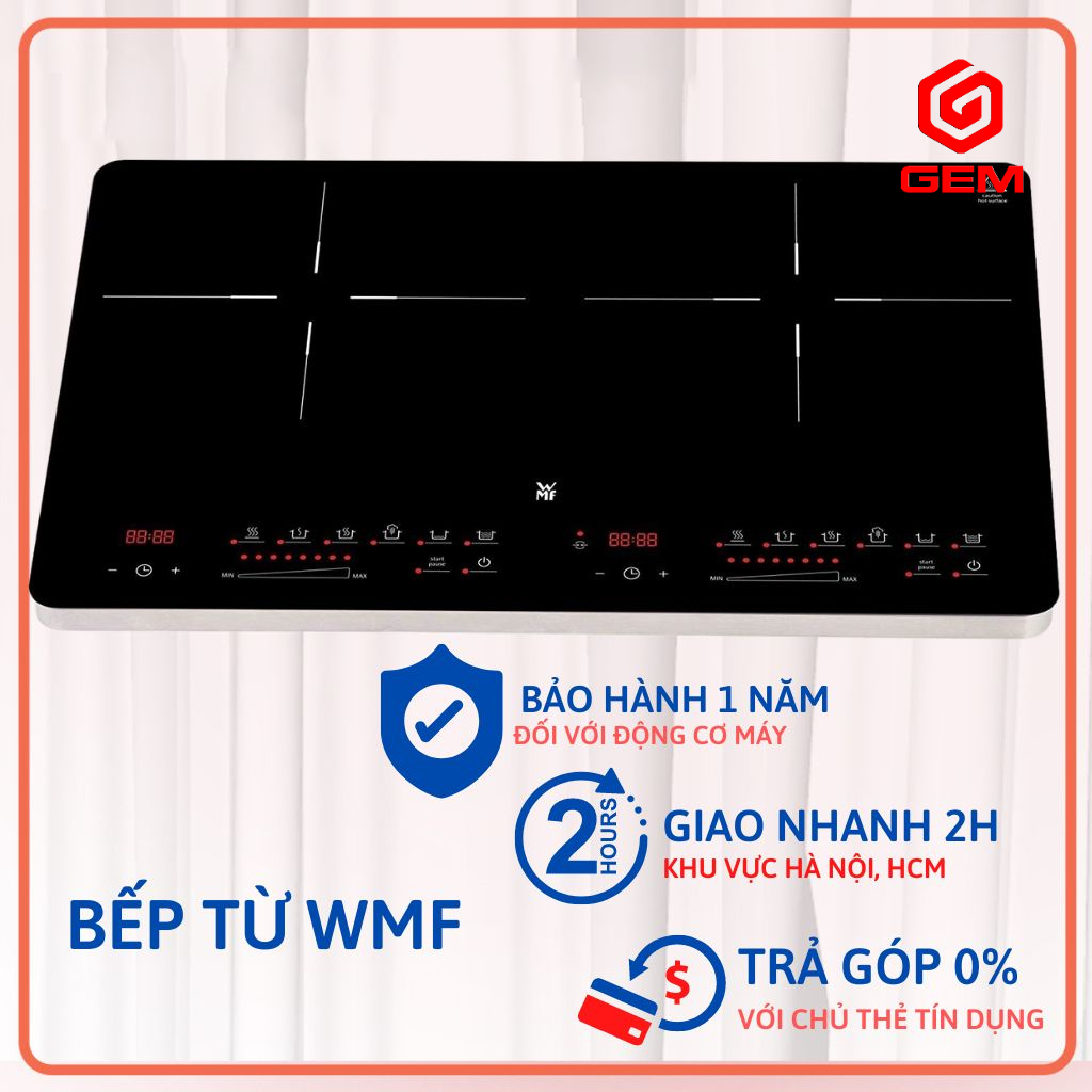 Bếp từ đôi WMF KULT X MONO Công suất 3500W