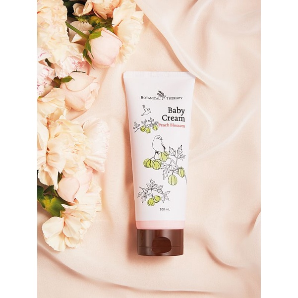 Kem dưỡng ẩm Botanical therapy Hàn quốc 200ml hương hoa anh đào cho bé từ sơ sinh