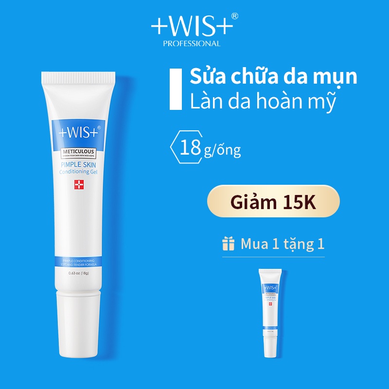 Gel dưỡng ẩm phục hồi da WIS Acne Skin hỗ trợ thanh lọc giảm mụn 18g